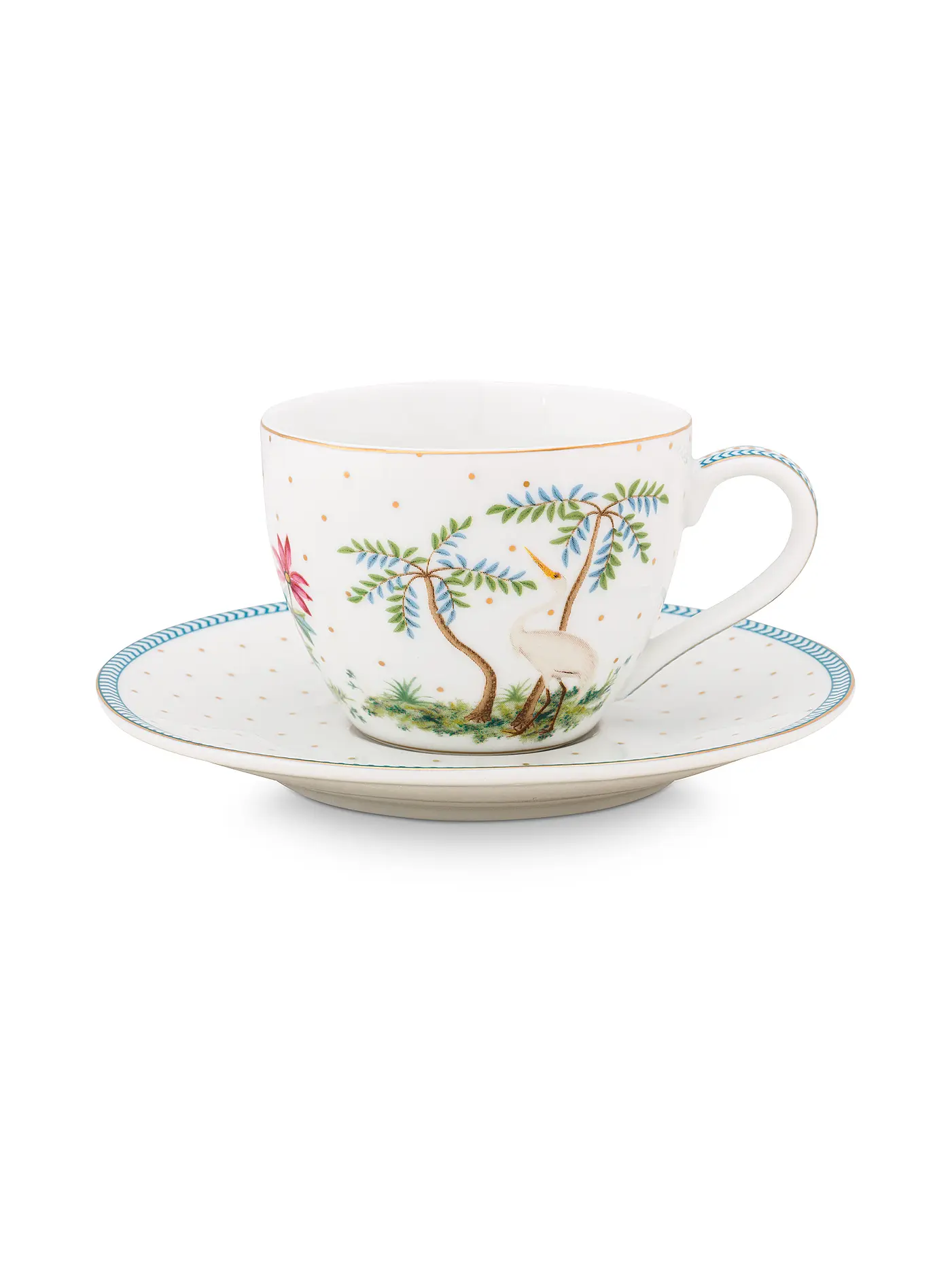 PIP STUDIO | Espressotasse mit Untertasse 120ml Jolie Dots Gold | 